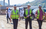 E.U Degation Visit to the Site